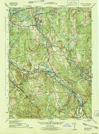 Grafton Massachusetts Historical topographic map, 1:31680 scale, 7.5 X 7.5 Minute, Year 1944