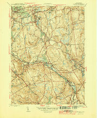 Grafton Massachusetts Historical topographic map, 1:31680 scale, 7.5 X 7.5 Minute, Year 1944