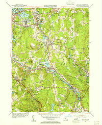 Grafton Massachusetts Historical topographic map, 1:31680 scale, 7.5 X 7.5 Minute, Year 1953