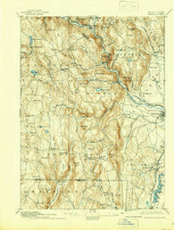 Granville Massachusetts Historical topographic map, 1:62500 scale, 15 X 15 Minute, Year 1895