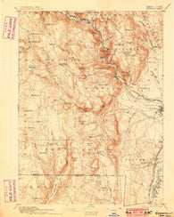Granville Massachusetts Historical topographic map, 1:62500 scale, 15 X 15 Minute, Year 1895