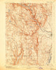 Granville Massachusetts Historical topographic map, 1:62500 scale, 15 X 15 Minute, Year 1895