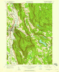 Great Barrington Massachusetts Historical topographic map, 1:24000 scale, 7.5 X 7.5 Minute, Year 1946
