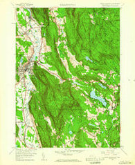 Great Barrington Massachusetts Historical topographic map, 1:24000 scale, 7.5 X 7.5 Minute, Year 1958