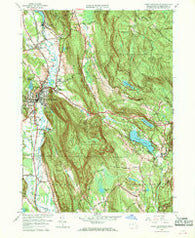 Great Barrington Massachusetts Historical topographic map, 1:24000 scale, 7.5 X 7.5 Minute, Year 1958