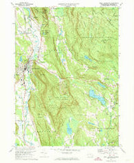 Great Barrington Massachusetts Historical topographic map, 1:24000 scale, 7.5 X 7.5 Minute, Year 1973