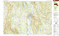 Great Barrington Massachusetts Historical topographic map, 1:25000 scale, 7.5 X 15 Minute, Year 1997