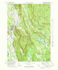 Great Barrington Massachusetts Historical topographic map, 1:25000 scale, 7.5 X 7.5 Minute, Year 1973