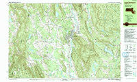 Great Barrington Massachusetts Historical topographic map, 1:25000 scale, 7.5 X 15 Minute, Year 1987