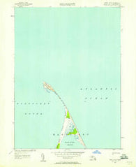Great Point Massachusetts Historical topographic map, 1:24000 scale, 7.5 X 7.5 Minute, Year 1951