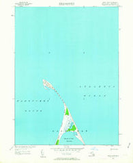 Great Point Massachusetts Historical topographic map, 1:24000 scale, 7.5 X 7.5 Minute, Year 1951