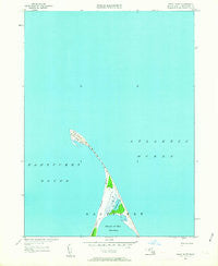 Great Point Massachusetts Historical topographic map, 1:24000 scale, 7.5 X 7.5 Minute, Year 1951