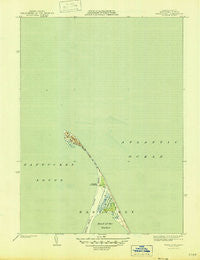 Great Point Massachusetts Historical topographic map, 1:31680 scale, 7.5 X 7.5 Minute, Year 1945
