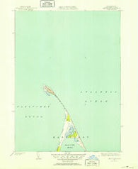 Great Point Massachusetts Historical topographic map, 1:31680 scale, 7.5 X 7.5 Minute, Year 1951