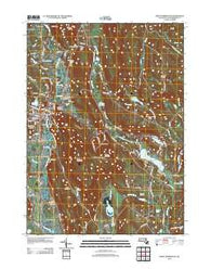 Great Barrington Massachusetts Historical topographic map, 1:24000 scale, 7.5 X 7.5 Minute, Year 2012