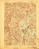 Greenfield Massachusetts Historical topographic map, 1:62500 scale, 15 X 15 Minute, Year 1894