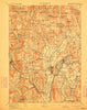 Greenfield Massachusetts Historical topographic map, 1:62500 scale, 15 X 15 Minute, Year 1894