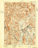 Greenfield Massachusetts Historical topographic map, 1:62500 scale, 15 X 15 Minute, Year 1894