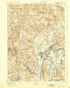 Greenfield Massachusetts Historical topographic map, 1:62500 scale, 15 X 15 Minute, Year 1894