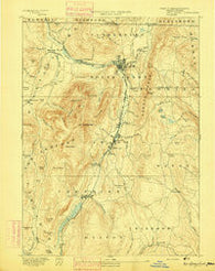 Greylock Massachusetts Historical topographic map, 1:62500 scale, 15 X 15 Minute, Year 1893