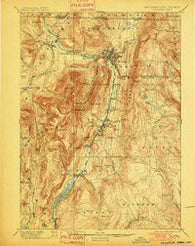 Greylock Massachusetts Historical topographic map, 1:62500 scale, 15 X 15 Minute, Year 1898