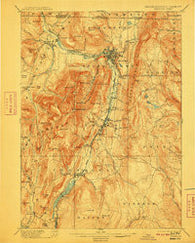 Greylock Massachusetts Historical topographic map, 1:62500 scale, 15 X 15 Minute, Year 1898