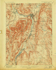 Greylock Massachusetts Historical topographic map, 1:62500 scale, 15 X 15 Minute, Year 1898