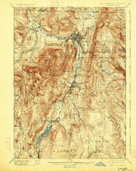 Greylock Massachusetts Historical topographic map, 1:62500 scale, 15 X 15 Minute, Year 1898