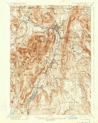 Greylock Massachusetts Historical topographic map, 1:62500 scale, 15 X 15 Minute, Year 1898