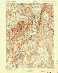 Greylock Massachusetts Historical topographic map, 1:62500 scale, 15 X 15 Minute, Year 1898