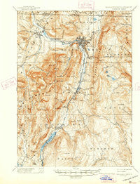 Greylock Massachusetts Historical topographic map, 1:62500 scale, 15 X 15 Minute, Year 1898