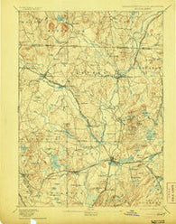 Groton Massachusetts Historical topographic map, 1:62500 scale, 15 X 15 Minute, Year 1893