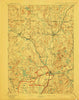 Groton Massachusetts Historical topographic map, 1:62500 scale, 15 X 15 Minute, Year 1893