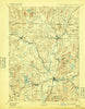 Groton Massachusetts Historical topographic map, 1:62500 scale, 15 X 15 Minute, Year 1893