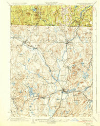 Groton Massachusetts Historical topographic map, 1:62500 scale, 15 X 15 Minute, Year 1936