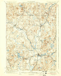 Groton Massachusetts Historical topographic map, 1:62500 scale, 15 X 15 Minute, Year 1936