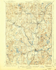 Groton Massachusetts Historical topographic map, 1:62500 scale, 15 X 15 Minute, Year 1936
