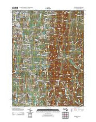 Hampden Massachusetts Historical topographic map, 1:24000 scale, 7.5 X 7.5 Minute, Year 2012