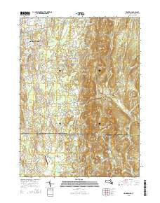 Hampden Massachusetts Current topographic map, 1:24000 scale, 7.5 X 7.5 Minute, Year 2015
