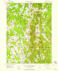 Hampden Massachusetts Historical topographic map, 1:24000 scale, 7.5 X 7.5 Minute, Year 1946
