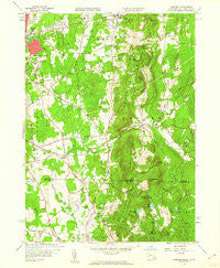 Hampden Massachusetts Historical topographic map, 1:24000 scale, 7.5 X 7.5 Minute, Year 1958