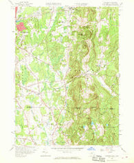 Hampden Massachusetts Historical topographic map, 1:24000 scale, 7.5 X 7.5 Minute, Year 1958