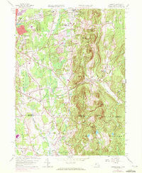Hampden Massachusetts Historical topographic map, 1:24000 scale, 7.5 X 7.5 Minute, Year 1958
