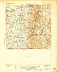 Hampden Massachusetts Historical topographic map, 1:31680 scale, 7.5 X 7.5 Minute, Year 1940