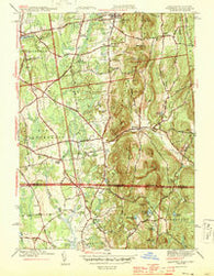 Hampden Massachusetts Historical topographic map, 1:31680 scale, 7.5 X 7.5 Minute, Year 1944