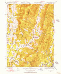 Hancock Massachusetts Historical topographic map, 1:24000 scale, 7.5 X 7.5 Minute, Year 1944