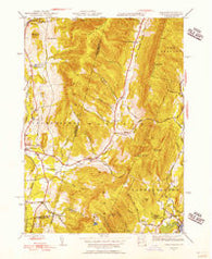 Hancock Massachusetts Historical topographic map, 1:31680 scale, 7.5 X 7.5 Minute, Year 1944