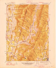 Hancock Massachusetts Historical topographic map, 1:31680 scale, 7.5 X 7.5 Minute, Year 1948