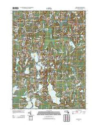 Hanover Massachusetts Historical topographic map, 1:24000 scale, 7.5 X 7.5 Minute, Year 2012