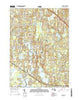 Hanover Massachusetts Current topographic map, 1:24000 scale, 7.5 X 7.5 Minute, Year 2015
